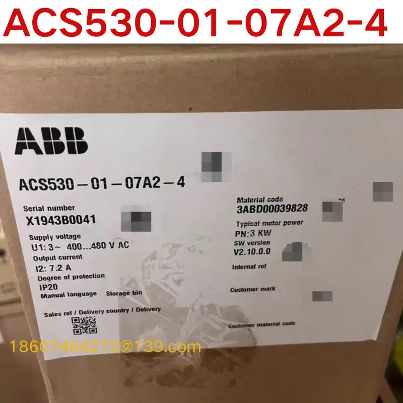 Brand New ABB ACS530-01-07A2-4 AC Drive Inverter - 03800