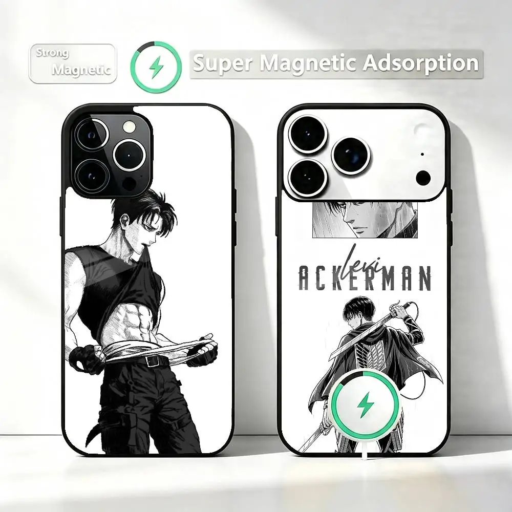 capa-de-telefone-levi-ackerman-attack-on-titan-para-iphone-17-16-15-14-13-12-11-plus-pro-suporta-carregamento-magnetico-sem-fio