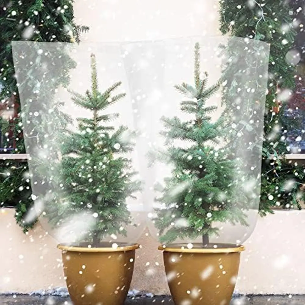 Transparent Plant Cold-proof Plastic Film Suitable For Flower Pots For Wintering Outdoor Living Home Improvement Building Hardwa