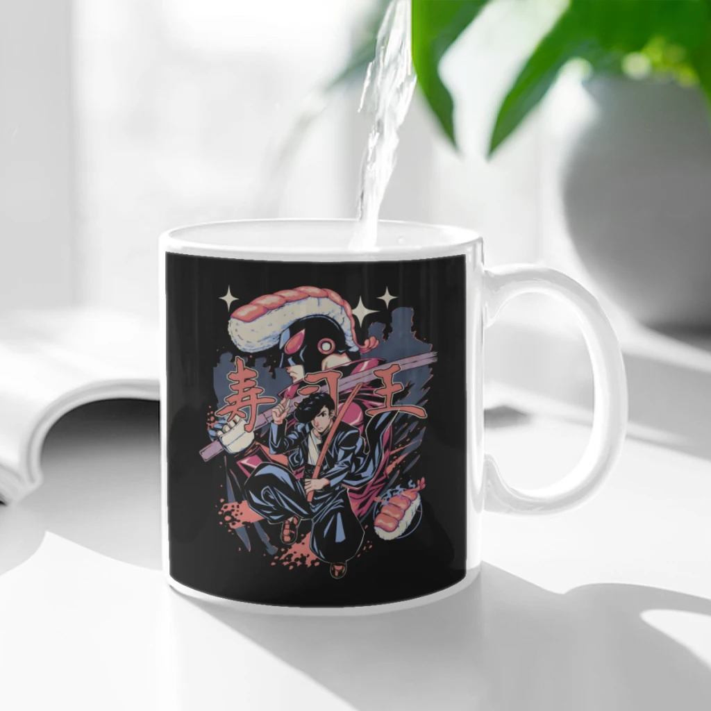 

Sushi Hero Ceramic Cup Coffee Oatmeal Breakfast Cup Creative Personality Mug