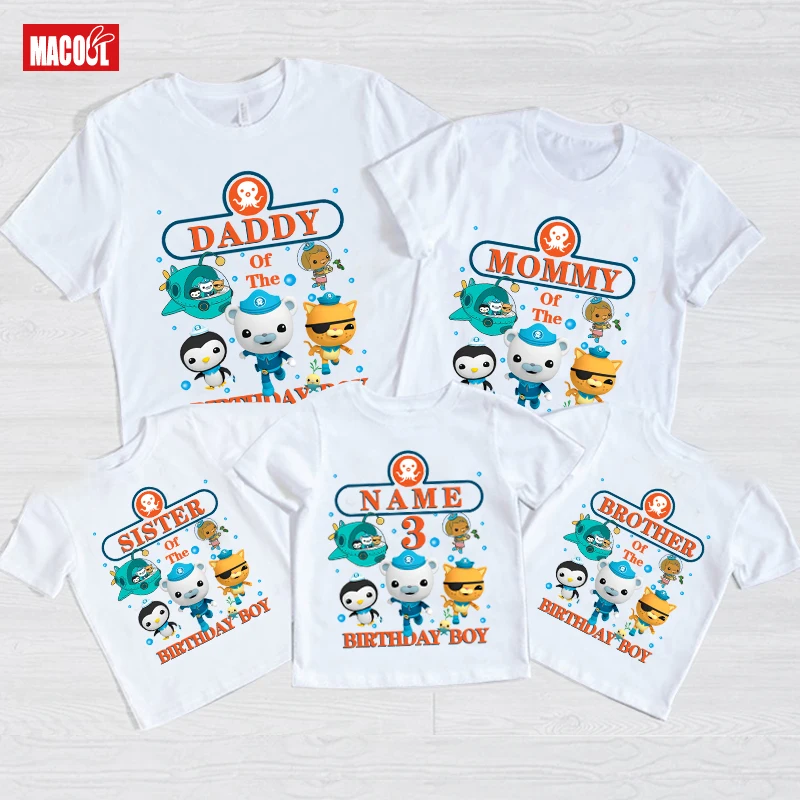 Kids Birthday Shirt 3rd Family Matching Outfits TShirt Birthday Girl Shirts Kids Shirts Personalized Name 3rd 4th 5th 3 Year Old