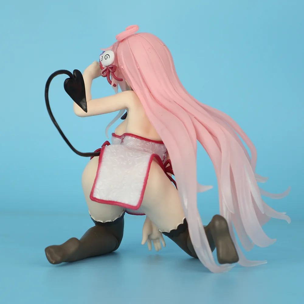 12cm Anime Lala Satalin Deviluke Q version kawaii Action Figure PVC model Toys doll Desk Decor car ornament Collectible Gifts