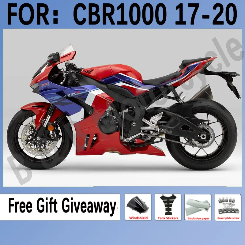 

New ABS Motorcycle Fairings Kit Fit for HONDA CBR1000RR 2017 2018 2019 2020 CBR1000 RR 17 18 19 20 Bodywork Fairing Set Red Blue