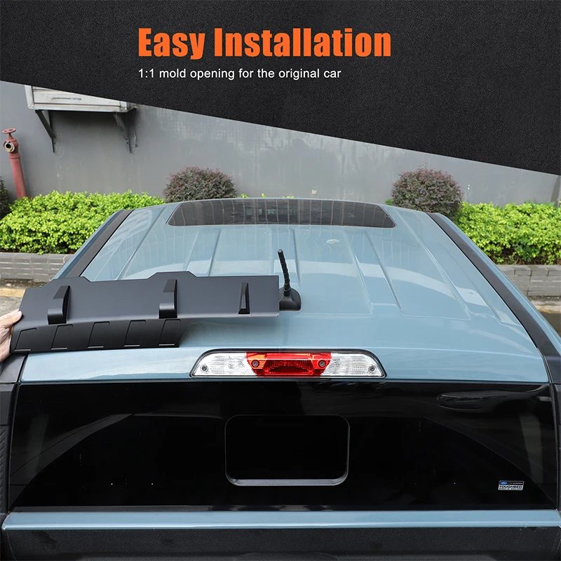 For 2022+ Ford Maverick  Roof Rear Spoiler Decoration Roof Deflector Decoration Sticker Car Exterior Accessories ABS