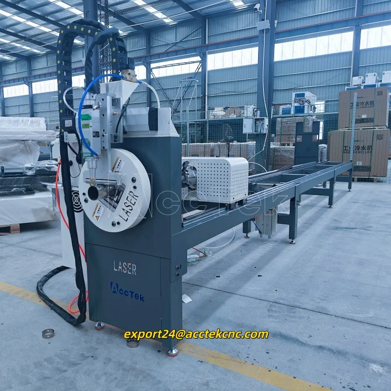 Fiber Laser Metal Tube Steel Cutting Machine Laser CNC Cutting Machinery Multiuse Laser Cut Machine Suitable for All Kinds Tube