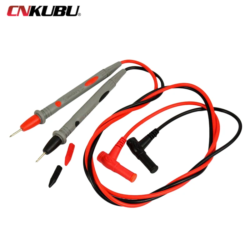 1Pair Meter Test Lead Probe Wire Pen Cable Multimeter Tester 1000V 10A 20A Universal Digital Thin Tip Needle Multimeter Multi