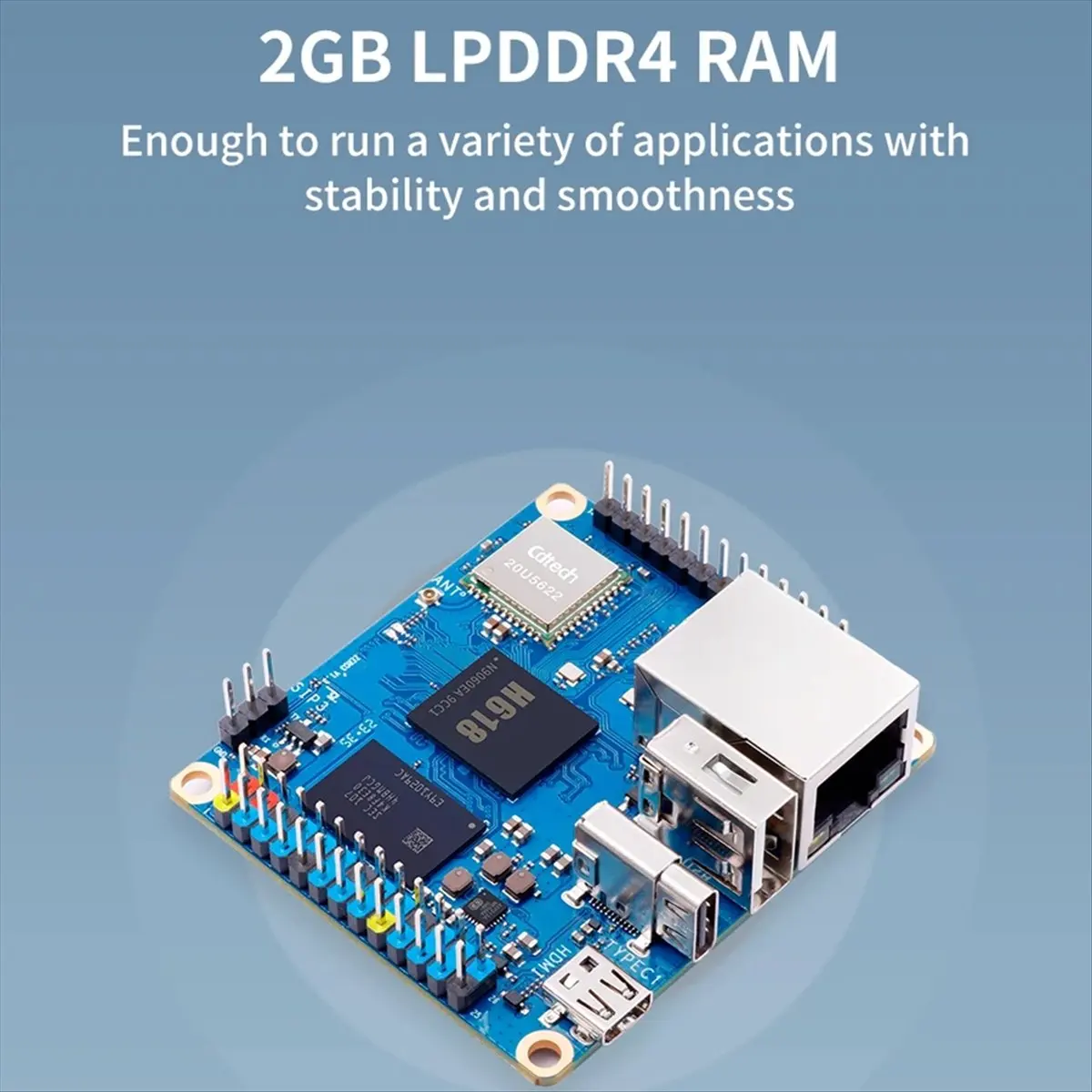 

(ABDH) Для одноплатного компьютера Orange Pi Zero 3, 2 ГБ ОЗУ, чип Allwinner H618, Wi-Fi-BT5.0, плата для разработки Orange Pi Zero3