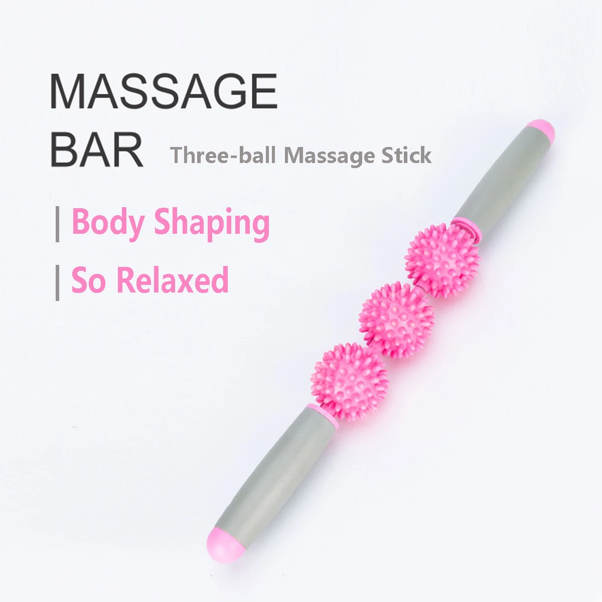 

Massage Stick Pressure Point Muscle Massage Roller for Cellulite and Sore Muscles - Neck, Leg, Back, Body Roller Deep Tissue