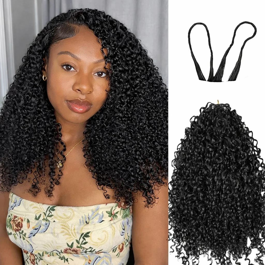 

Наращивание волос крючком: кудрявые волосы Kinky Curly из натуральных человеческих волос, предварительно разделенные, многоразовые, в стиле Feather Crochet, бразильские кудрявые волосы для женщин