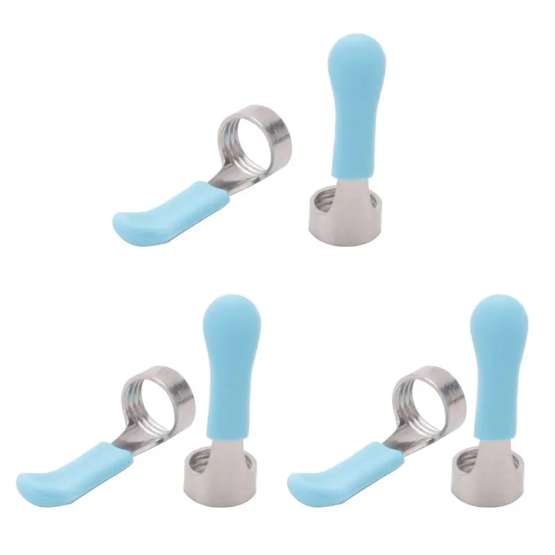 AEE8-Tips Ear 6 Pieces Waterproof Silicone Ear Spoon For Ear Wax Removal Endoscope Ear Cleaner Tips Set For Bebird W3/R3