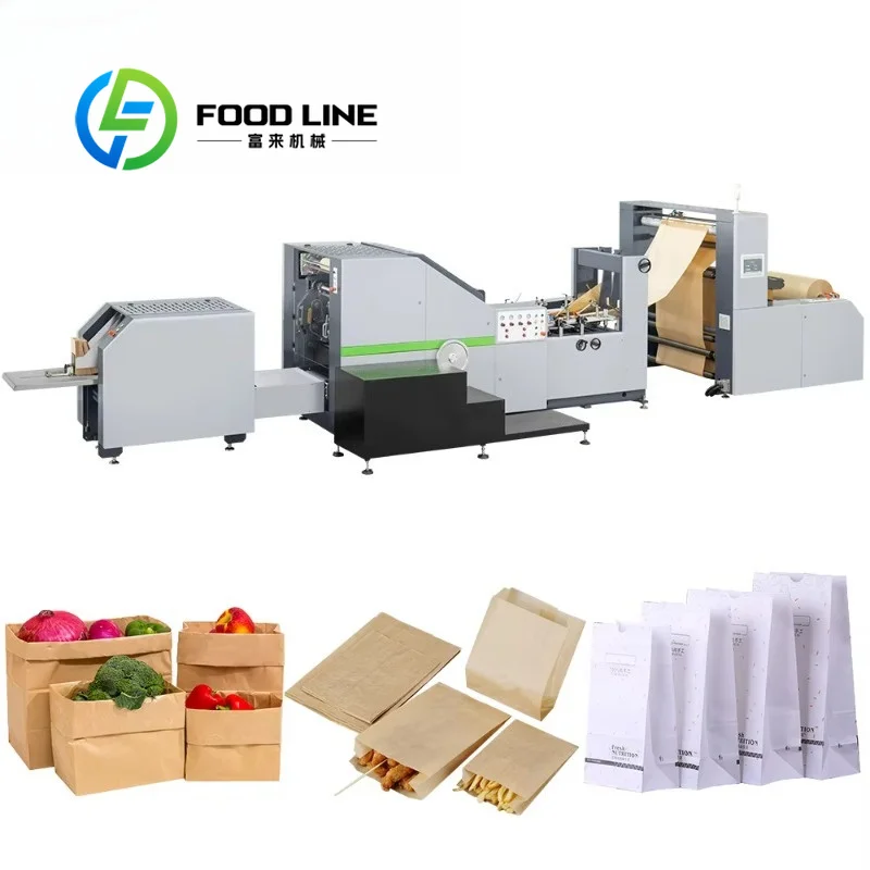 Commercial High Speed Kraft Paper Bag Machine For Eco‑Friendly Shopping Bag To Replace Plastic Bag For Global Wholesale Market