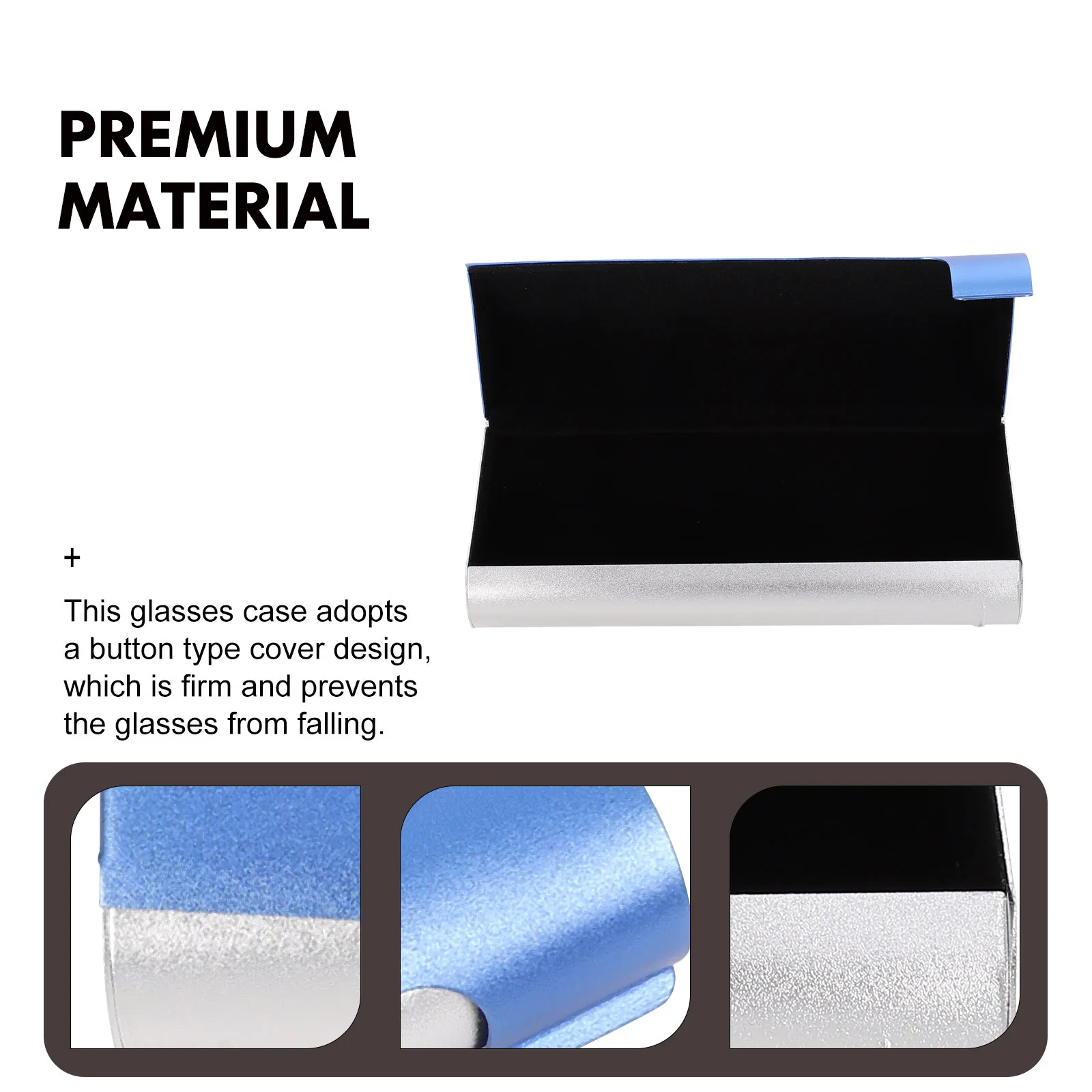

1Pcs Portable Aluminum Glasses Storage Box Practical Eyeglass Case Lightweight Spectacle Holder Good Experience