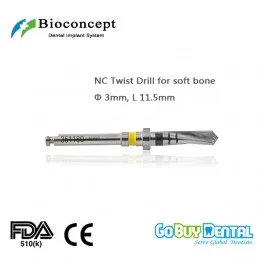 

Bioconcept BV system Twist Drill φ3.0mm, length 11.5mm(351180)