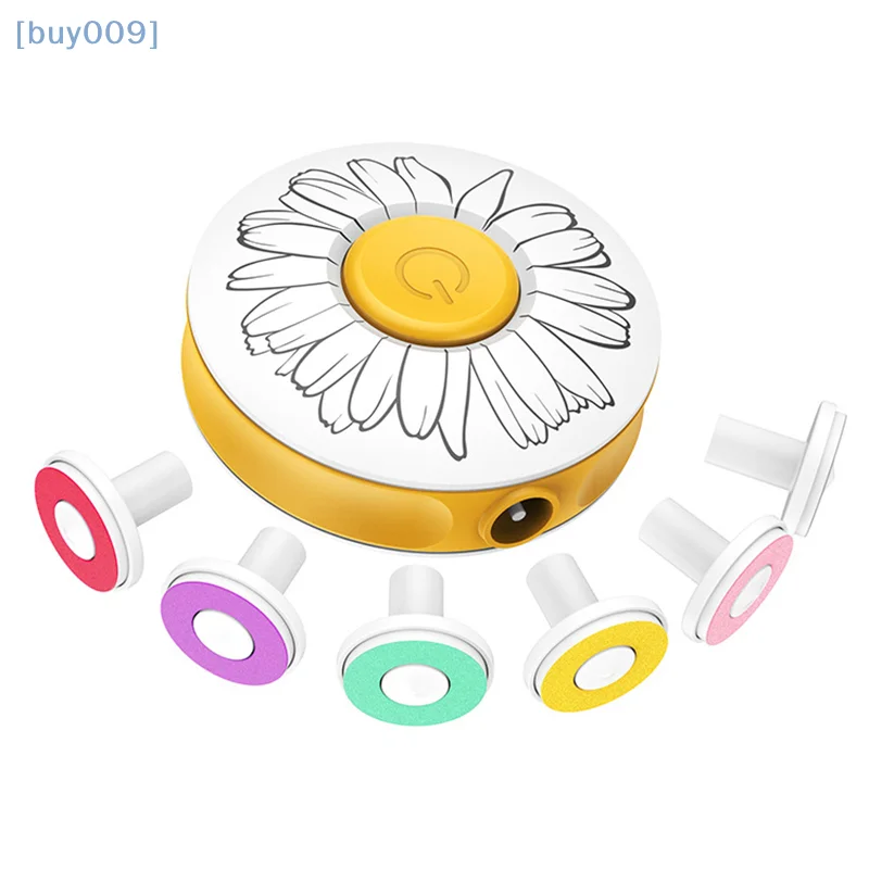 【buy009】6 Pcs Nail Files Nail Polisher Replacement Electric Trimmer Heads File Pads For Plastic Child Nail Trimmer Pads
