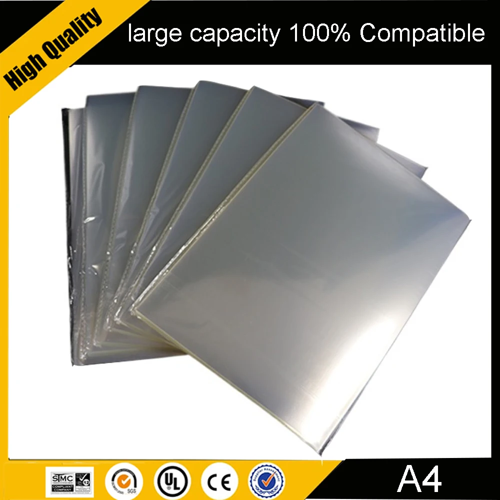 1/20PCS A4 Blank Hydrographic Film with Clear Backpaper Water Transfer Printing Printable Hydro Dipping Film for Car Styling Par