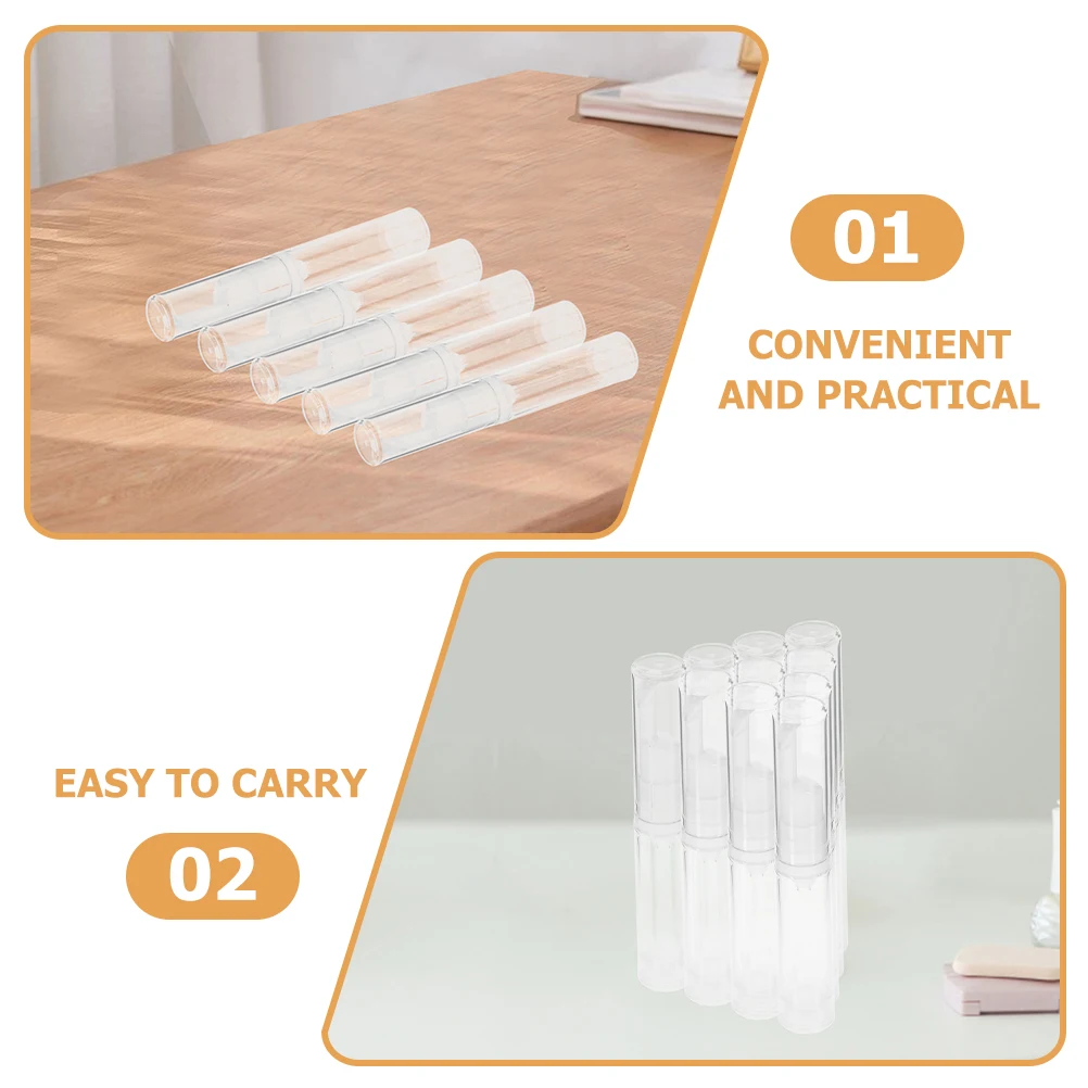 12Pcs Duckbill Foundation Empty Bottle Portable Airless Pump Containers for Travel Refillable Liquid Lotion Dispenser