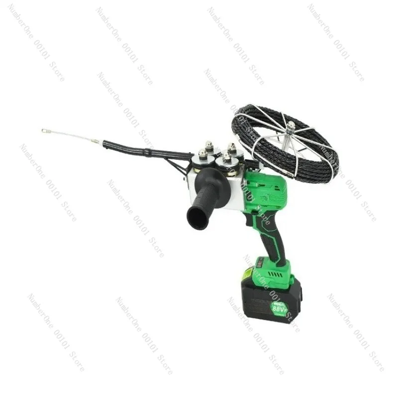 Lithium Battery Electric Wire Puller, Automatic Wire Pulling Tool  Electricians, Cable Stringing Device, Portable Multi-purpose