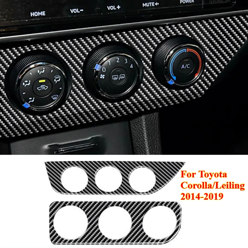 

1PCS Air Conditioner Control Panel for Toyota Corolla/Leiling 2014-2019 Sticker Central Control Gear Switch Sticker