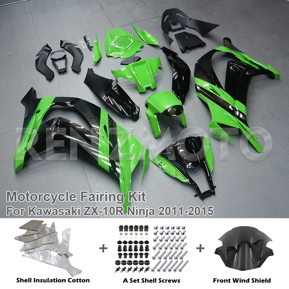 

For Kawasaki ZX-10R Ninja 2011 2012 2013 2014 2015 Motorcycle Fairing Kit Body Decoration Plastic Guard