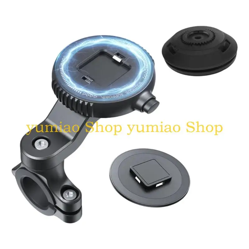 587B Handlebar Mounted Shockproof Stand Holder Cellphone Cradles 360 Degree Rotating