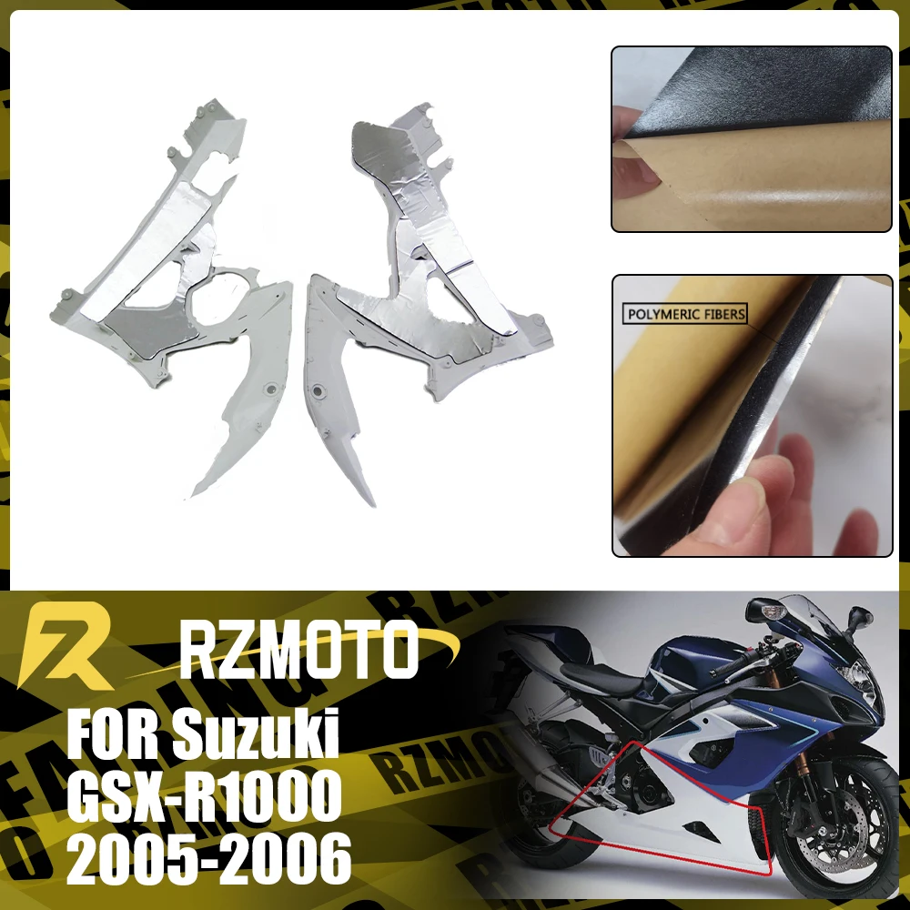 

For Suzuki GSX-R1000 GSXR1000 2005-2006 Motorcycle Protective Heat-Insulating Film ABS Fairing Professional Heat Shield