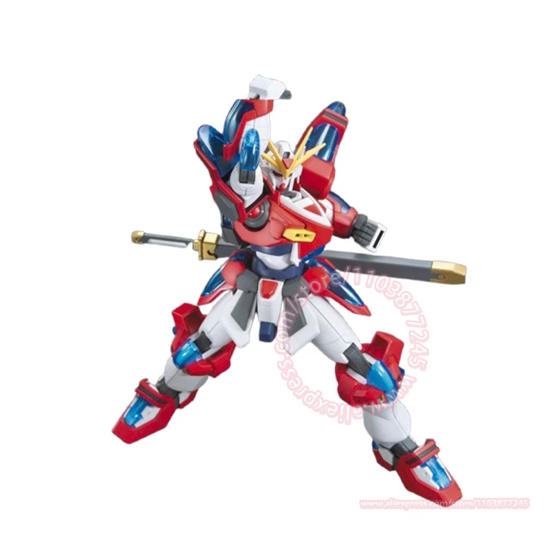 BANDAI HGBF 1/144 KAMIKI BURNING GUNDAM Фигурки Суставы Подвижная сборная модель Модные украшения Детские игрушки Периферийные устройства