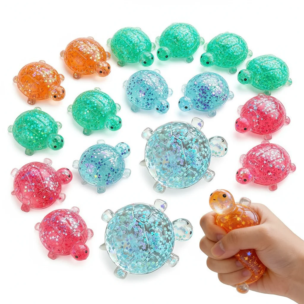 Shell Turtle Table Ornaments Relaxation toys Anti Stress Decompression Toy Office Home Desktop Decor TPR Squeeze toy