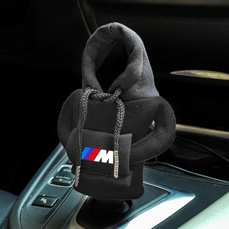 Car Gear Lever Hood Small Sweater Decoration Gear Lever Hoodie Car Accessories For BMW M8 M7 M6 M5 M4 M3 M2 M1 F30 F10 F15 E30