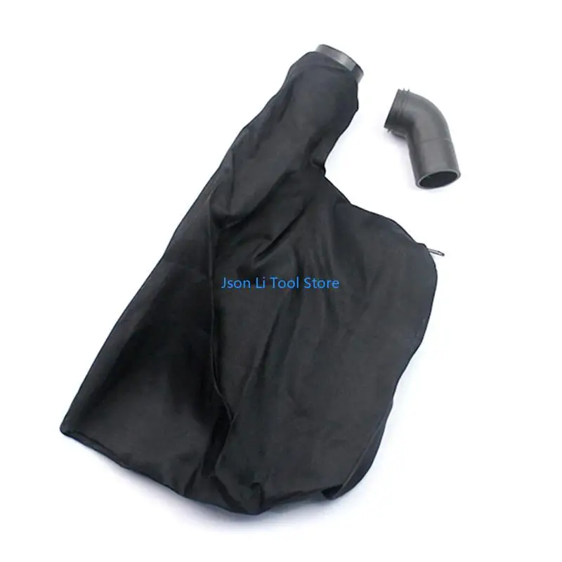 

Y08D Breathable Dust Bag with Elbow Dust Hose Connector for Electric Belt Sander