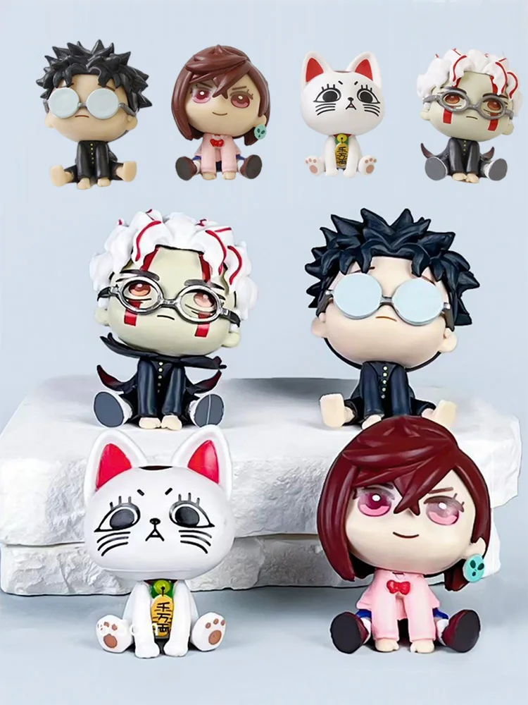 4 pièces Anime DanDadan Figure autoroute grand-mère Ayase Momo Okarun Figurine PVC modèle d'action Statue voiture maison décoration poupée jouet cadeaux chauds