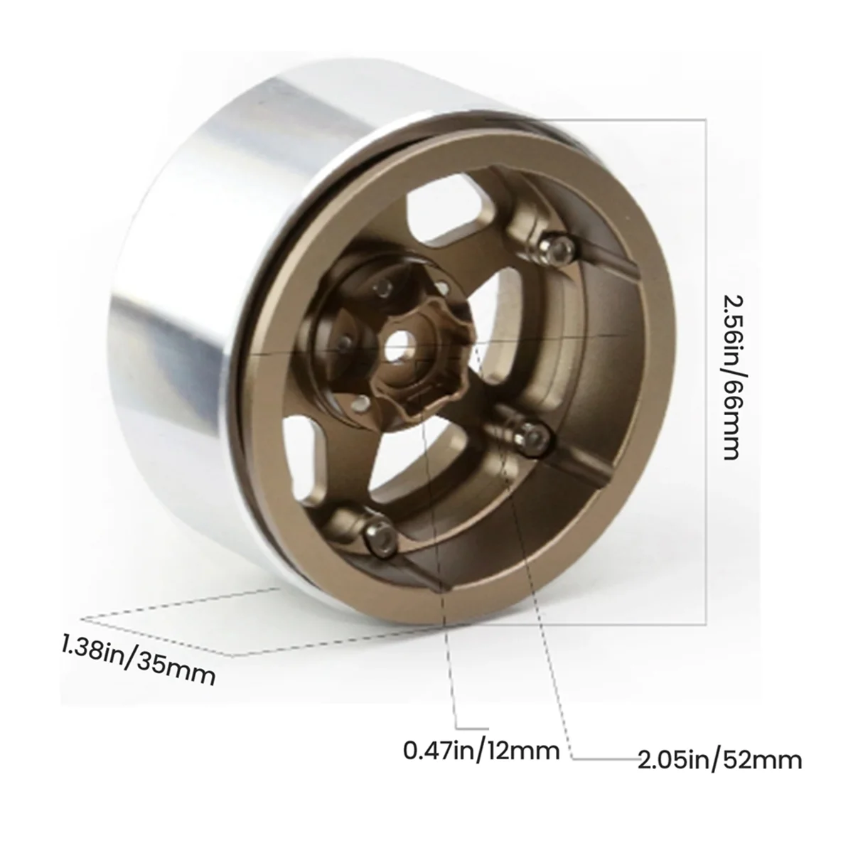 4PCS 2.2 Inch Rc Be… - image