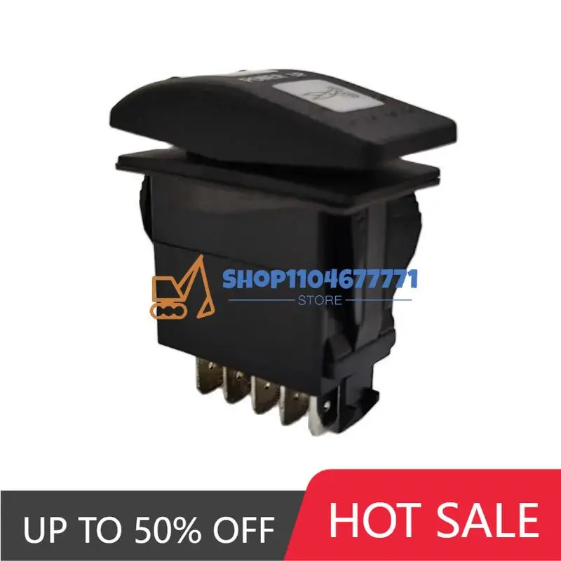 2S0334 Rocker Switch, Engineering Vehicle Components, Switch Button Excavator Parts