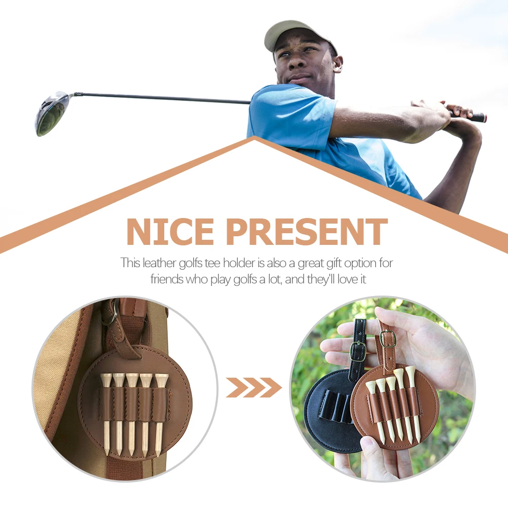 

Golfs Tee Holder Portable Golf Tee Organizer Durable Golfer Accessories Suitable Indoor Outdoor Portable Tees Keeper