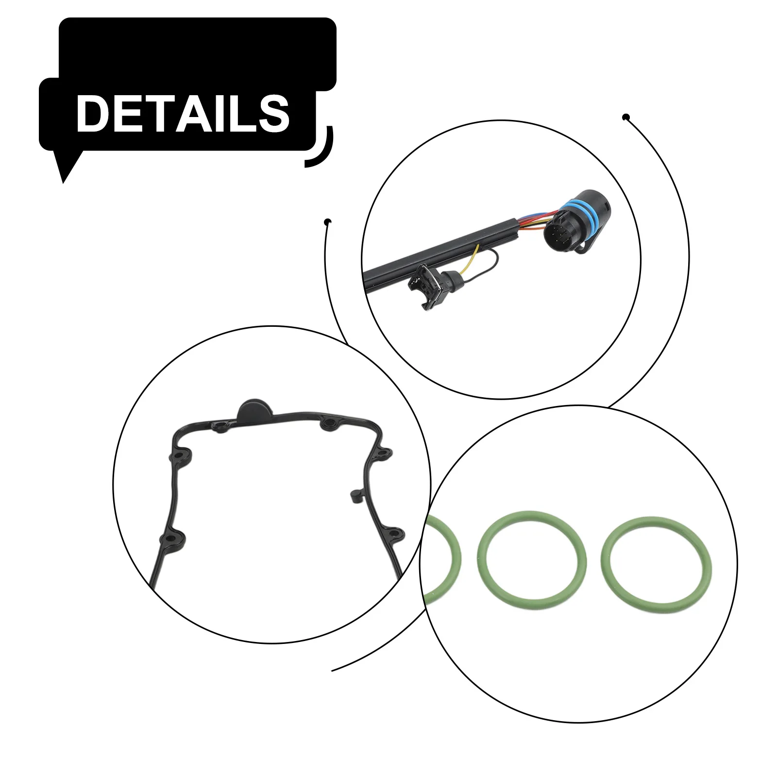 

Сменный жгут проводов для топливных форсунок, подходит для Discovery 1998-2004, Defender 1998-2006, AMR6103, прямая замена.