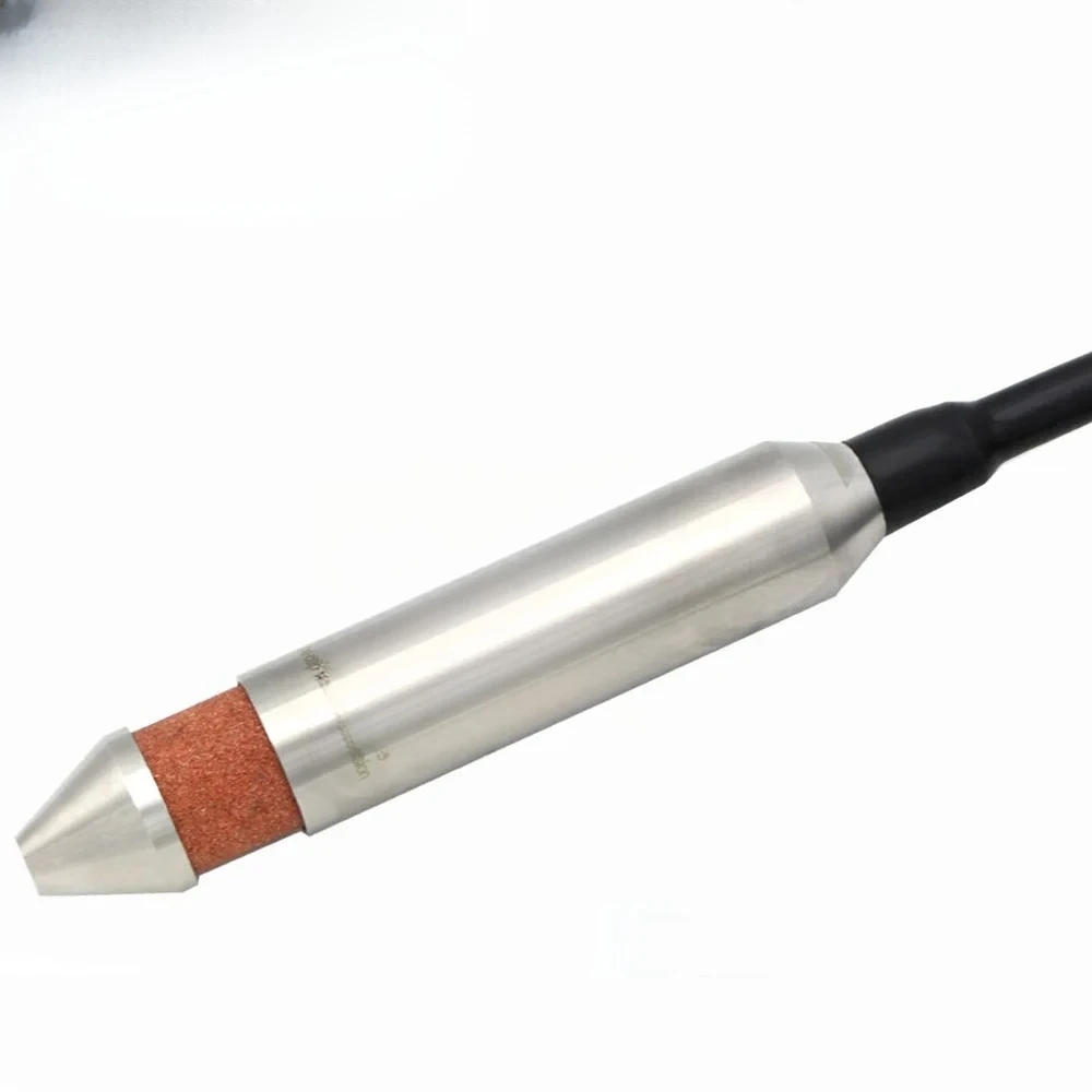 GLT520 0.25% 0.5% 0~200m Sediment-proof Submersible Sludge Level Sensor For Sewage Treatment