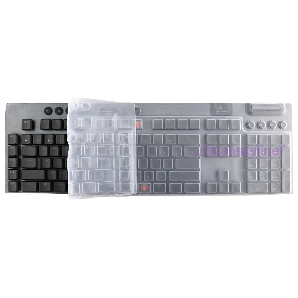 G813 G913 Keyboard Cover for Logitech G813 G913 for Logi Mechanical Protective Protector Skin Case Clear Silicone TPU Funda