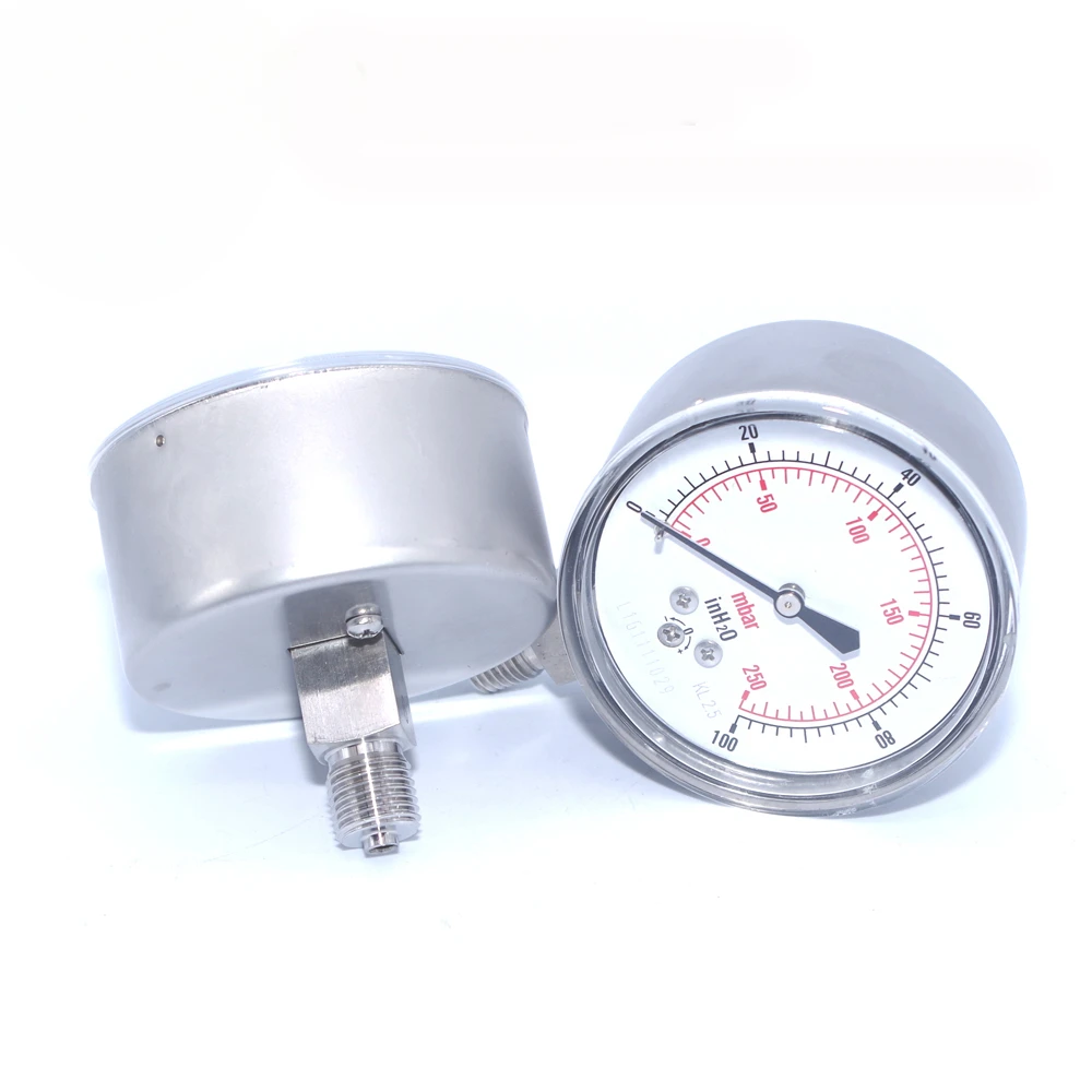 Stainless Steel 316   And Acetylene Pressure Gauge