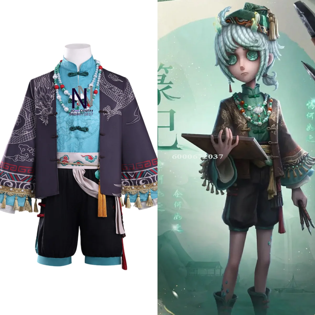 

Top Game Identity V Cosplay Costume Anime Edgar Valden Role Playing Uniform with Hat Men Women Adult Comic Con Halloween Party