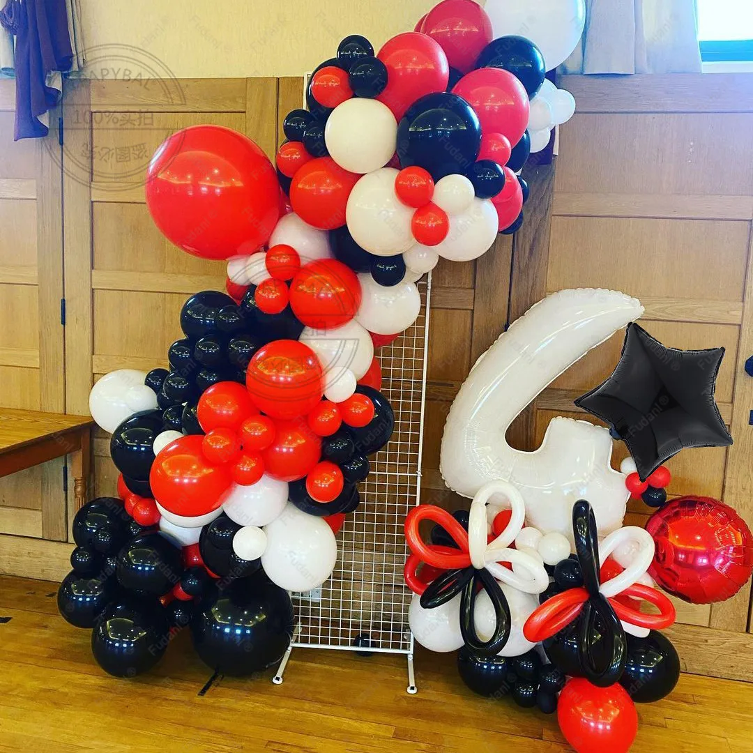 116pcs Avengers Super Hero Venom & Carnage Balloons Arch Garland Kid Birthday Party Decoration Baby Shower Balloon Air Globos