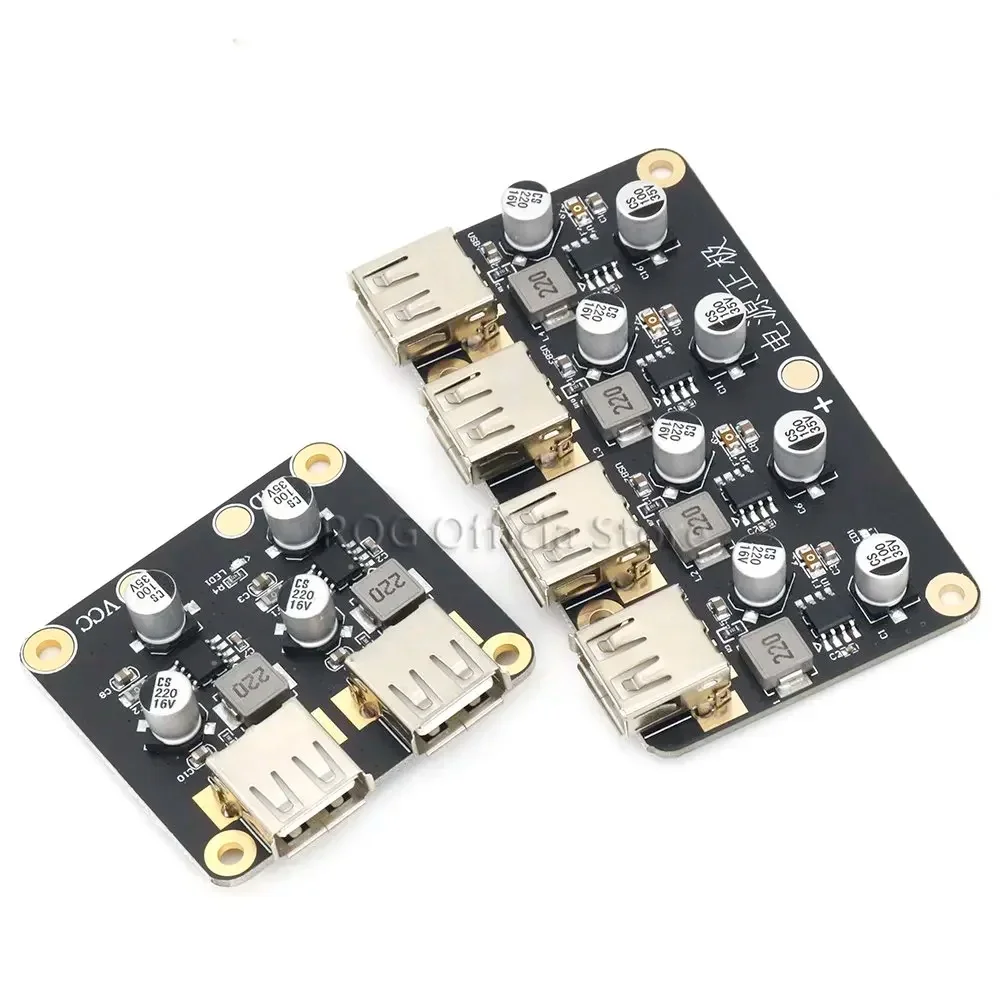 USB QC3.0 QC2.0 DC-DC Buck Converter Charging Step Down Module 6-32V 9V 12V 24V to Fast Quick Charger Circuit Board 3V 5V