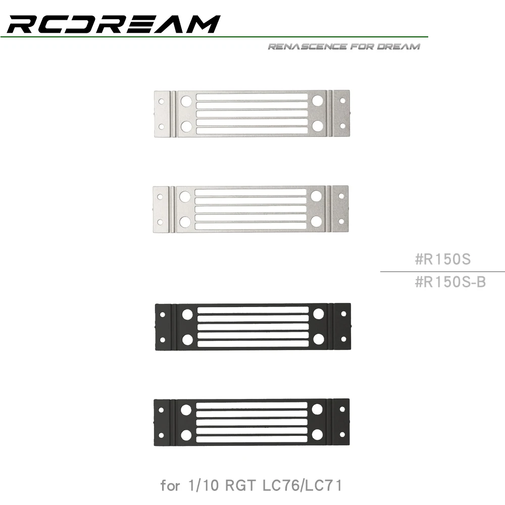 RCDream 1/10 Tail Light Protective Cover Net Sheets for RGT EX86190 EX86020 LC71/LC76 Rear Bumper Upgrade Parts #R150S