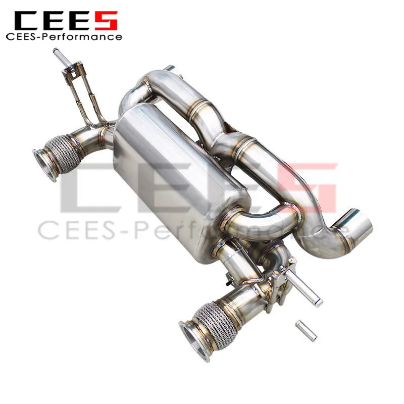 CEES Valvetronic Catback Exhaust for Lamborghini Huracan STO/EVO/TECNICA 5.2L 2019-2024 Stainless Steel Performance Exhaust Pipe