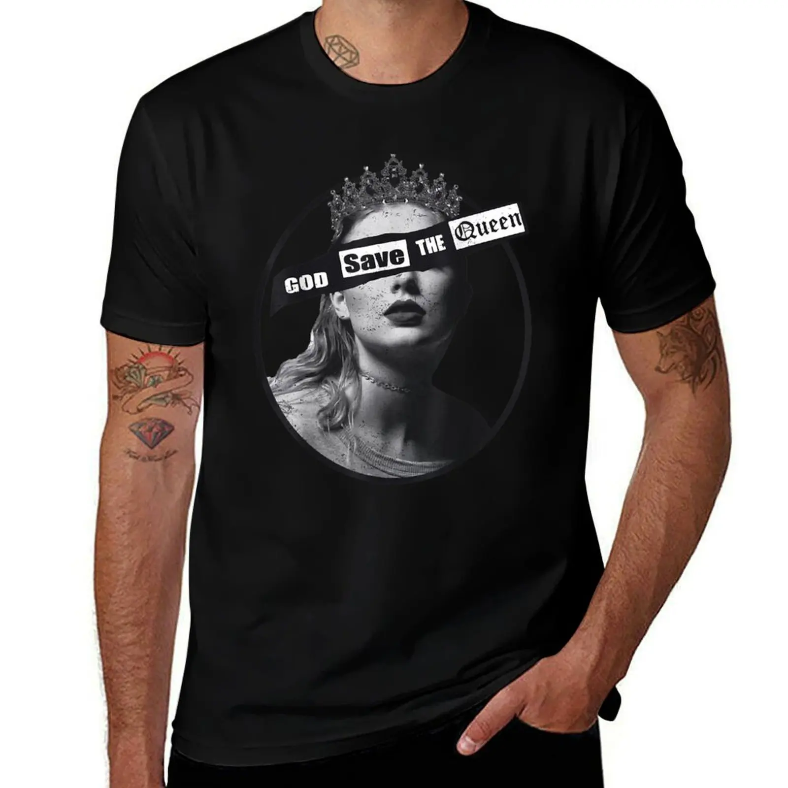

God save the queen T-Shirt anime plus sizes tshirts personalised plus size clothes funny t shirts for men