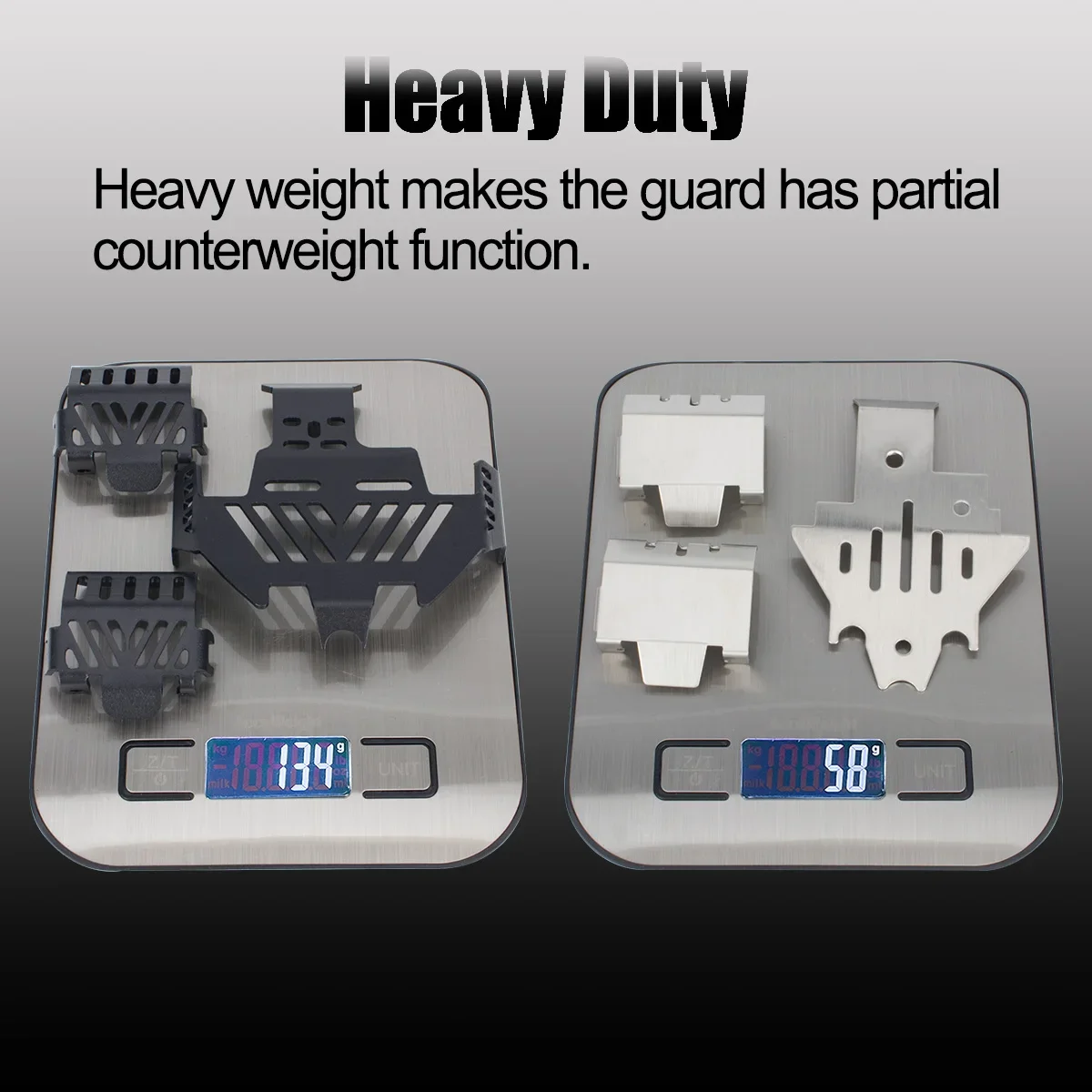 Juego de placa de deslizamiento de Metal de 7 Uds para protección inferior de coche Traxxas TRX-4 RC compatible con Bronco Defender G500 K5