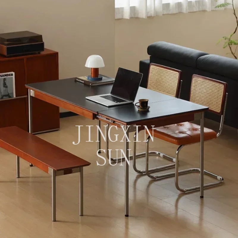 Practical Wooden Folding Dining Tables Extendable Foldable Sedentary Portable Foldable Dining Table Kitchen Mesa Plegable Home
