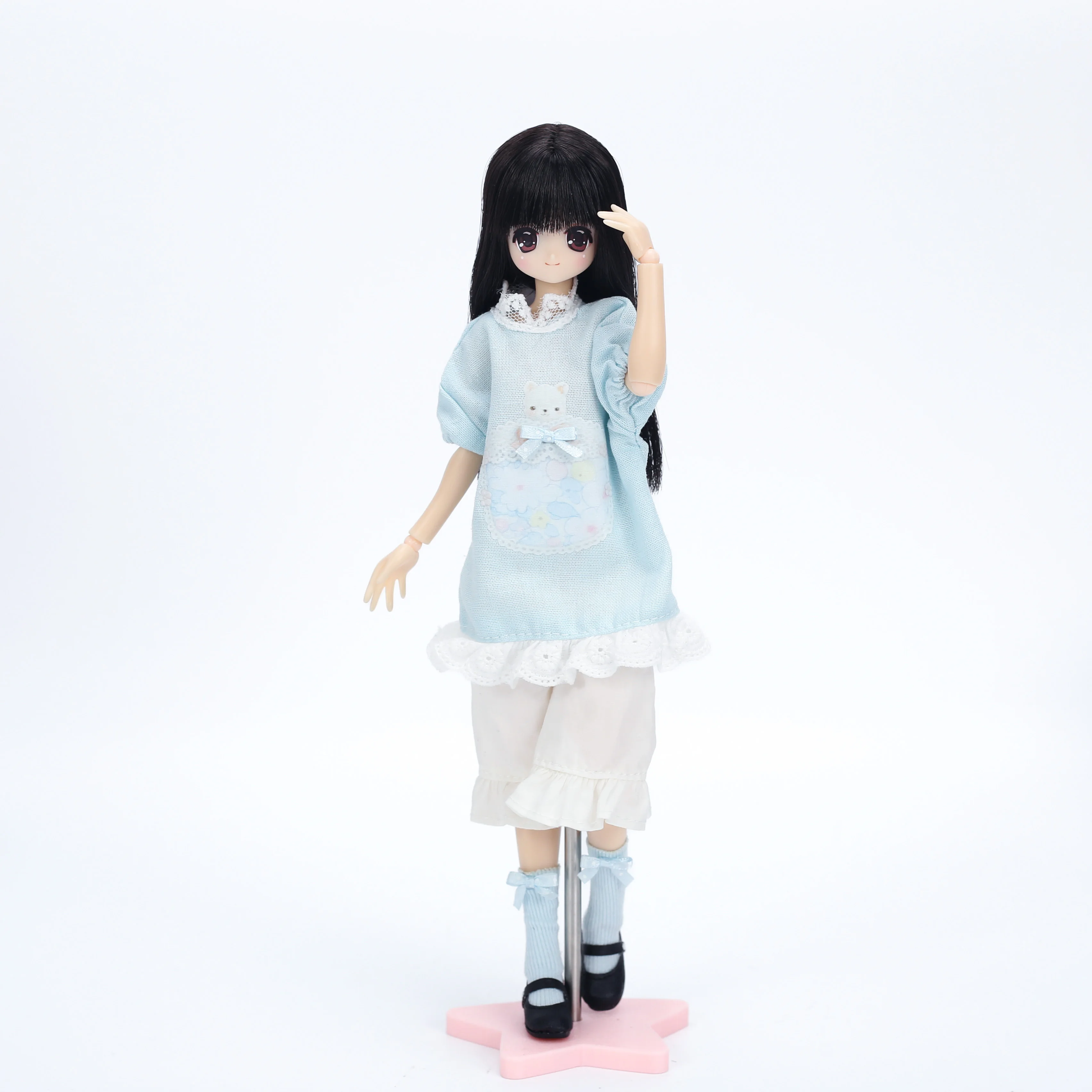 For Azone M Oversized Lolita Dress For 1/6 BJD Mix Angel Electric Street BJD Ob22 OB24 Doll Clothes Accessories