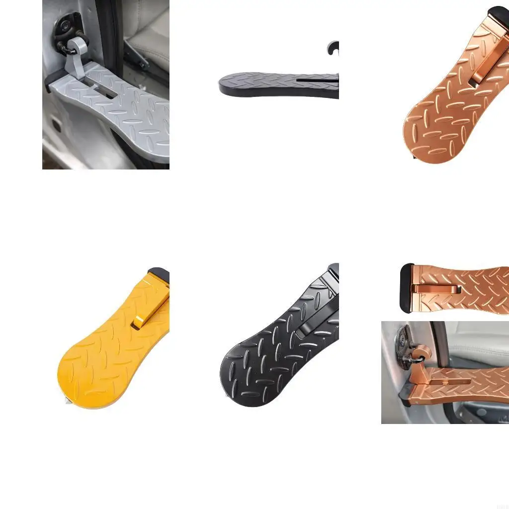 Not Slip Auto Door Step Pedal Easy Carry for Vehicle Cleaning & Cargo Handling H9EE