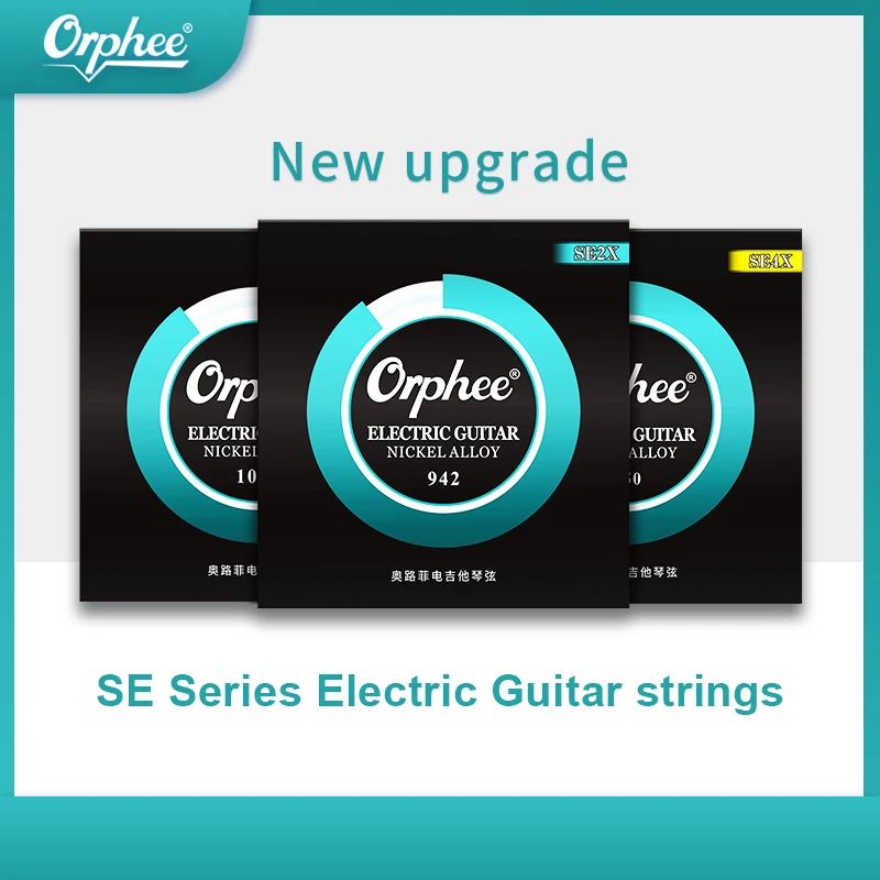 

Orphee SE Electric Guitar Strings Carbon Steel Nickel Steel Alloy Wrap Strings for Electric Guitar Guitar Parts & Accessories