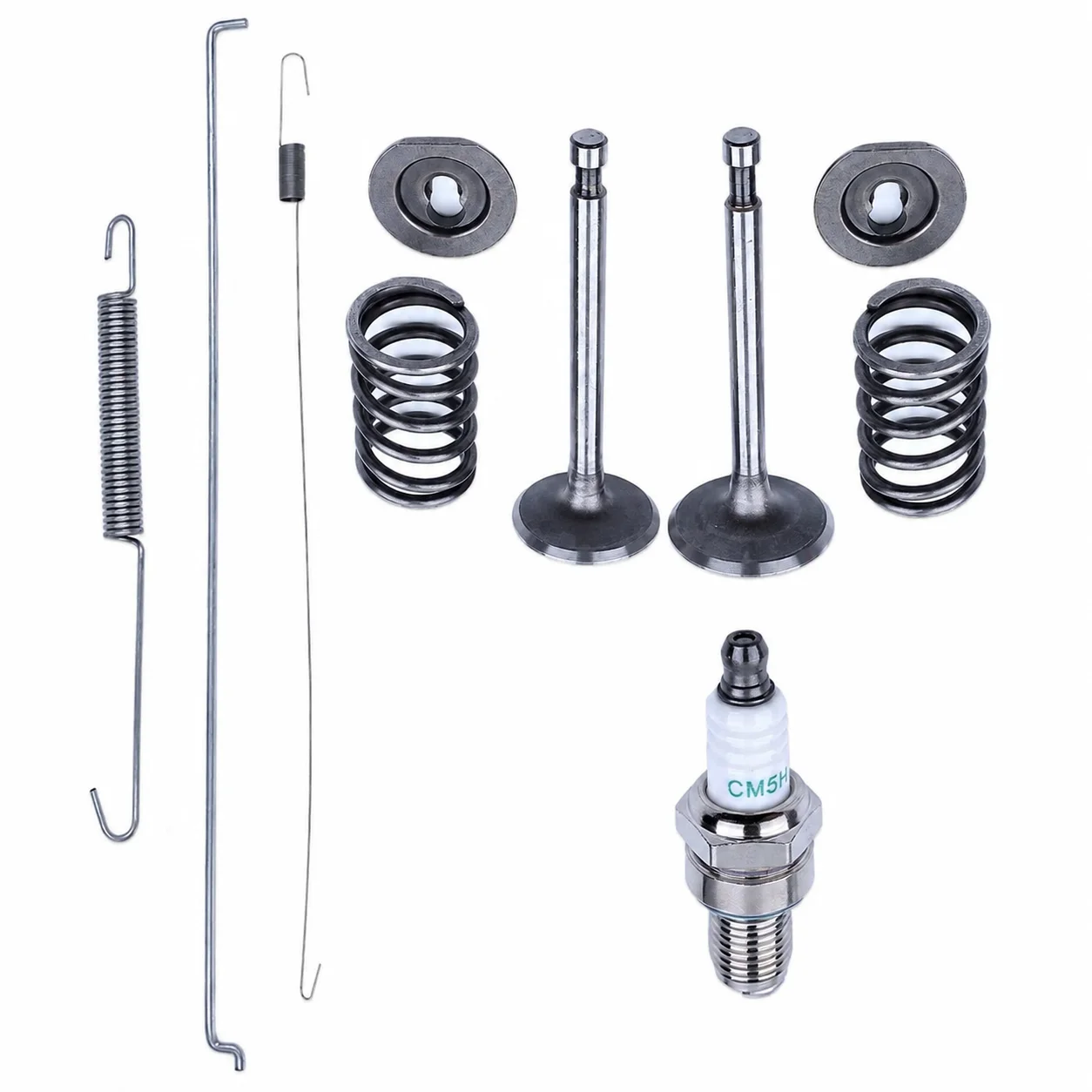 Governor Link Rod Spring Kit Valve Stem Set Spark Plug Tune Up Kit For Honda GX390 13HP Mower Engine Parts OEM 16555-ZE3-000
