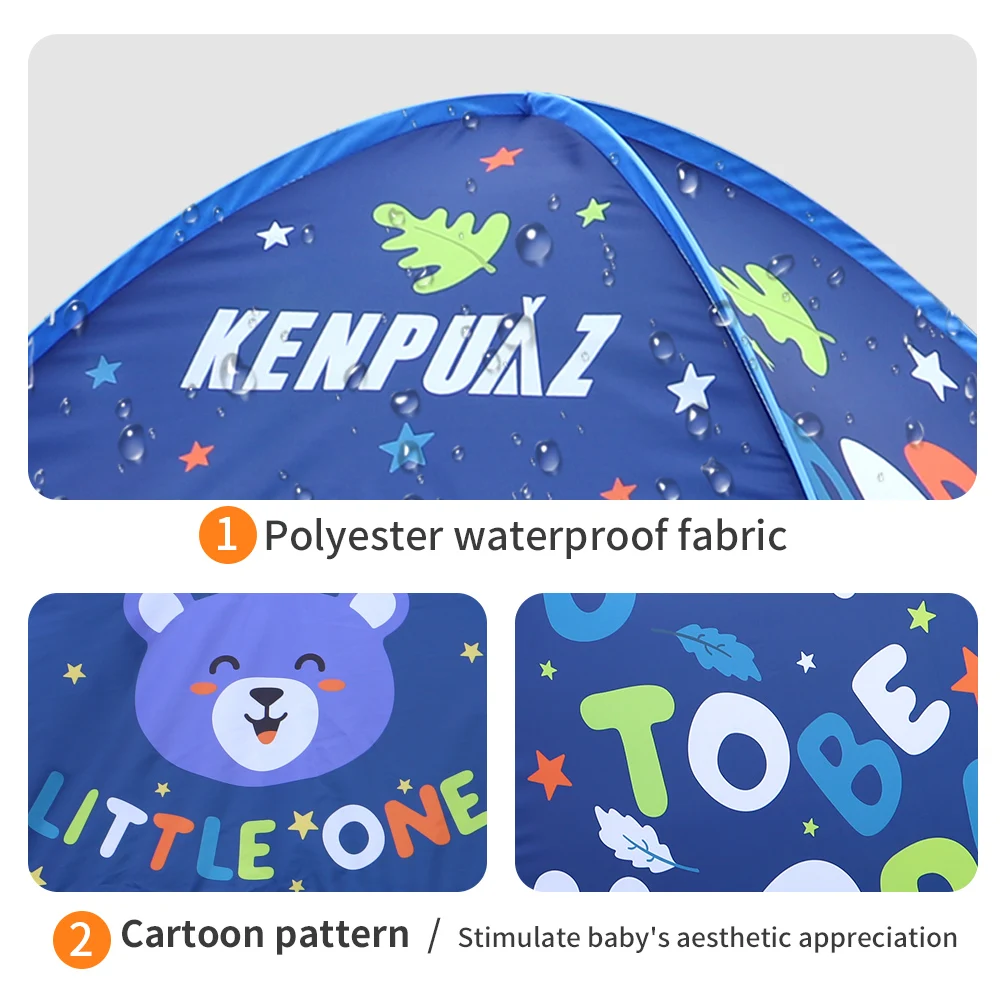 Swimbobo Strand Wasserdichtes Familienzelt Kinder Outdoor Camping Kinderzelte Belüften Pop Up Offen Tragbar Für Baby Sonnenschutz